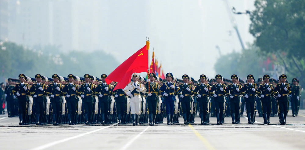 甘肅信合工程設(shè)計(jì)有限公司組織集體觀看閱兵儀式，威武之師激勵(lì)奮發(fā)之志